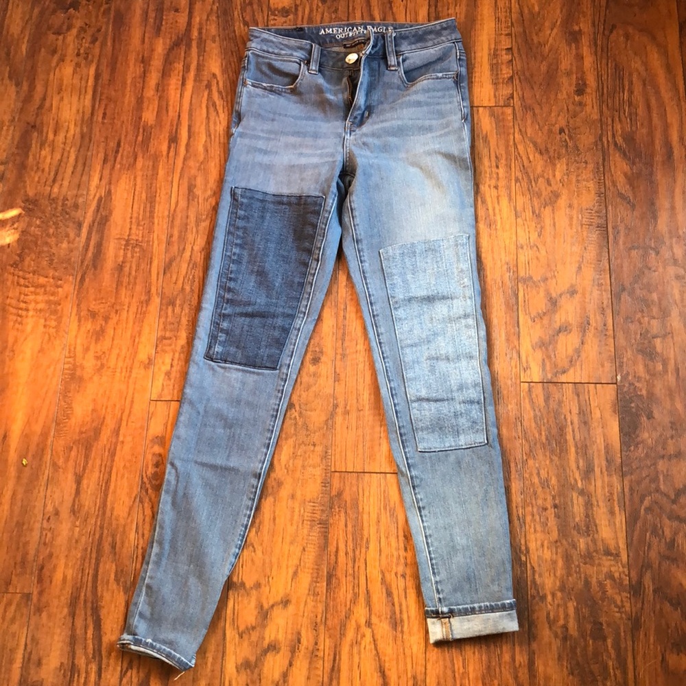 American eagle high-rise jegging size 0